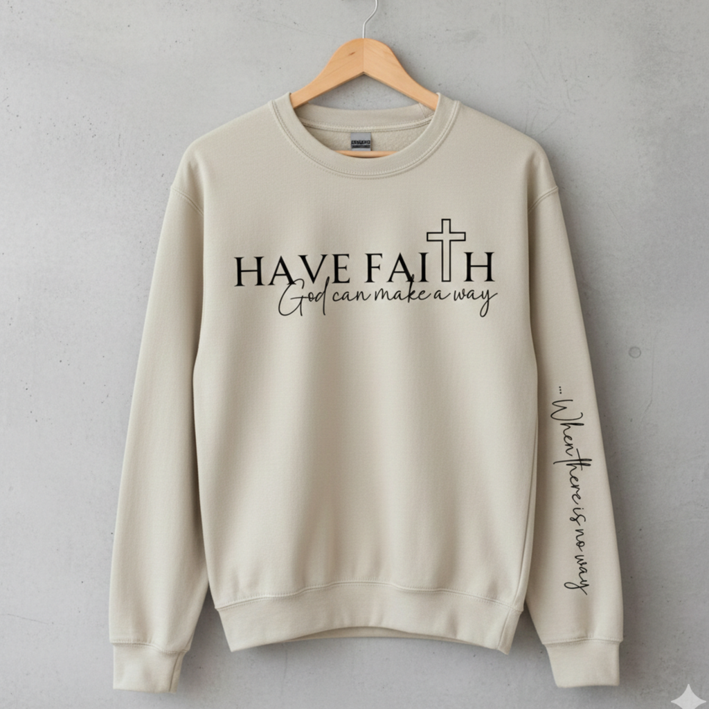 Sweater have faith
